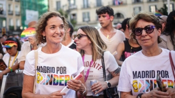 La portavoz del PSOE reivindica los derechos LGTBI en el pregón del Orgullo en Madrid