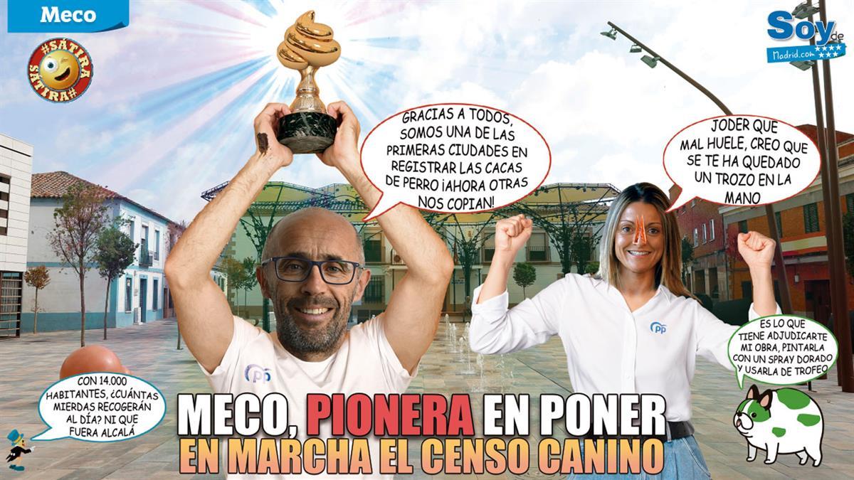 Gracias al censo canino, Meco está un 80% más limpio de heces y un 99% libre de abandonos y maltrato de animales