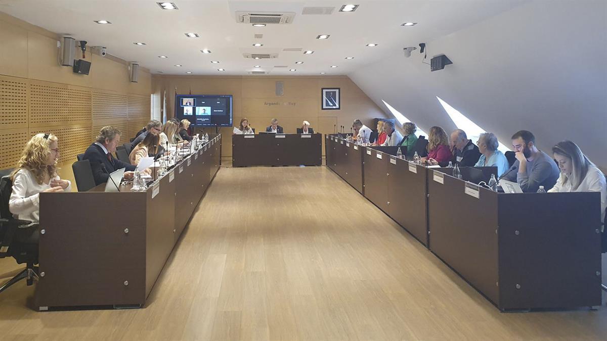 Durante el Pleno Extraordinario celebrado en Arganda