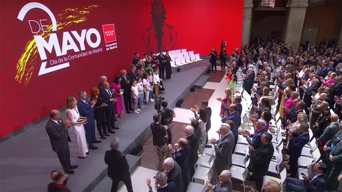 La presidenta protagoniza los actos del 2 de mayo