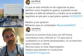 "Necesitamos más" ha escrito en su Twitter Juan Manuel Parra 