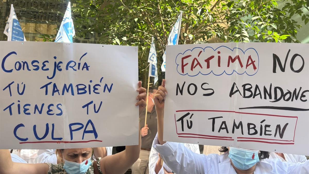 Médicos y anestesistas se levantan contra lo que denuncian un "maltrato institucional" por parte de la Comunidad de Madrid