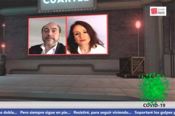 Felix Llorente explica las propuestas de AEDHE para trabajar en la reconstrucción de la comarca