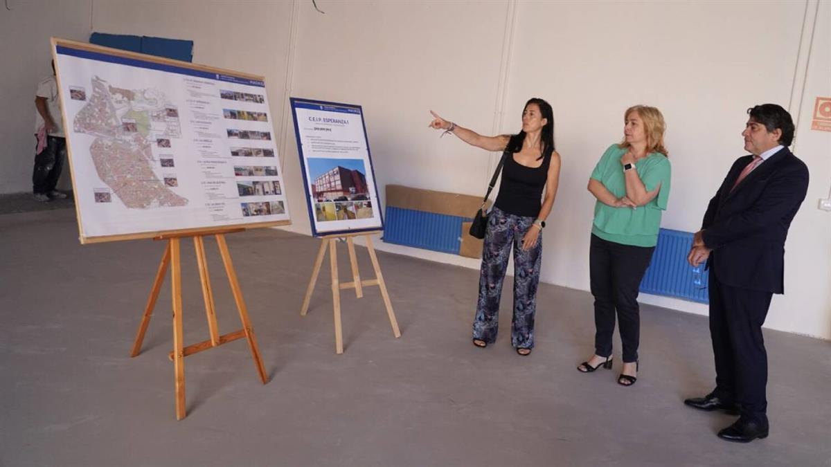 Las obras se llevan a cabo durante la época estival