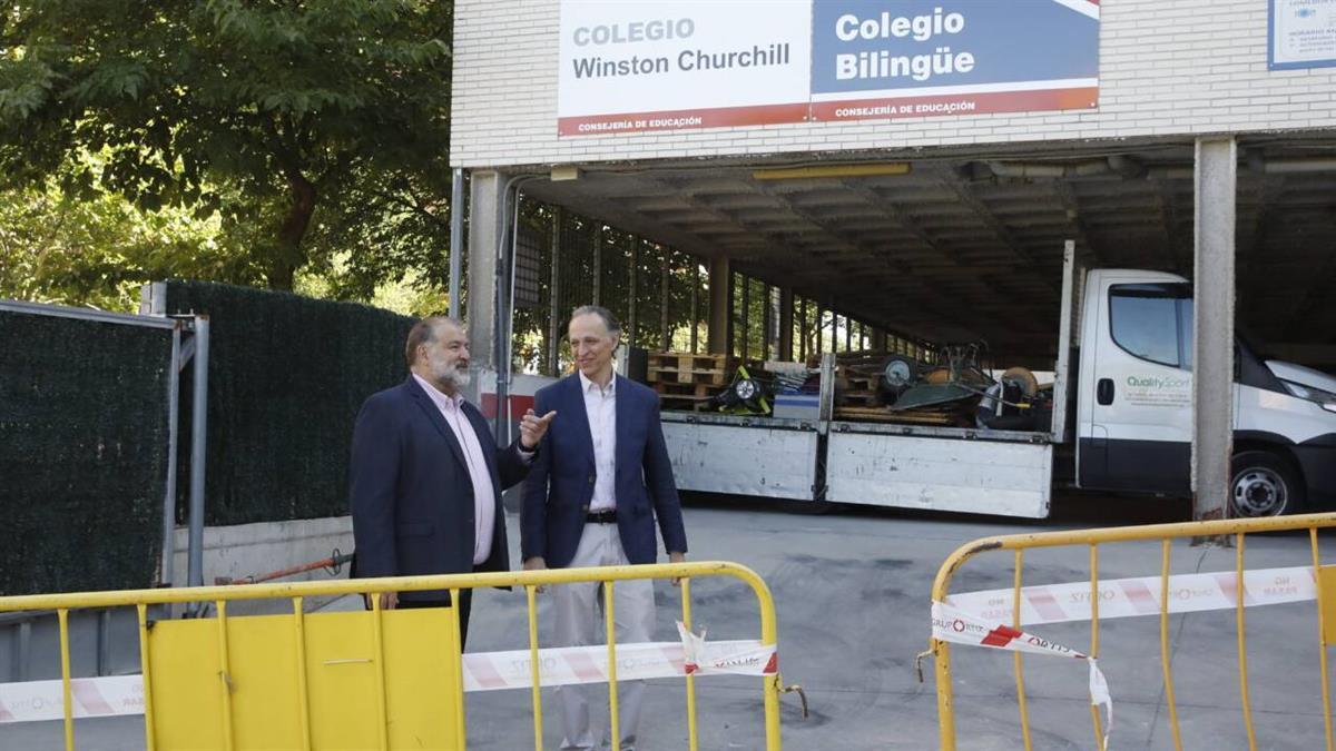 Las obras se están llevando a cabo durante los meses de verano