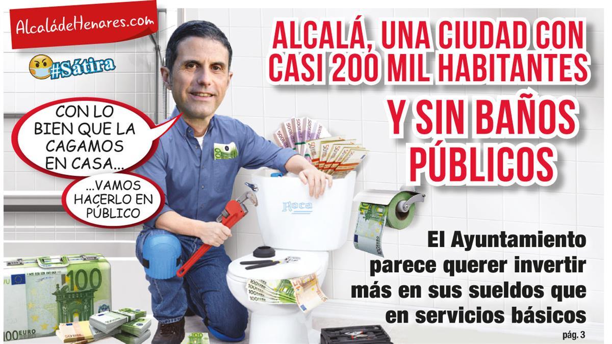 Alcalá, una ciudad con casi 200.000 habitantes y sin baños públicos