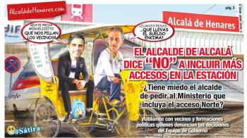 El alcalde de Alcalá dice "NO" a incluir más accesos en la estación