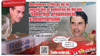 Durísimas críticas de la Oposición al Gobierno de Alcalá: "Soberbia, prepotencia y autoritarismo"