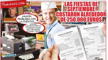 José Antonio Sánchez gasta un cuarto de millón de euros en las fiestas patronales y no da ni un céntimo para ayudar al comedor social de Cáritas.