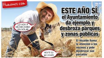 Este año sí, el Ayuntamiento da ejemplo y desbroza parques y zonas públicas