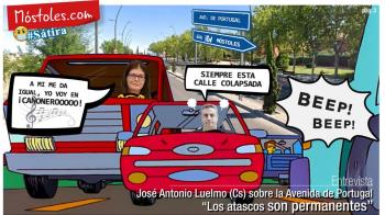 José Antonio Luelmo (C´S) sobre la Avenida Portugal: "Los atascos son permanentes"
