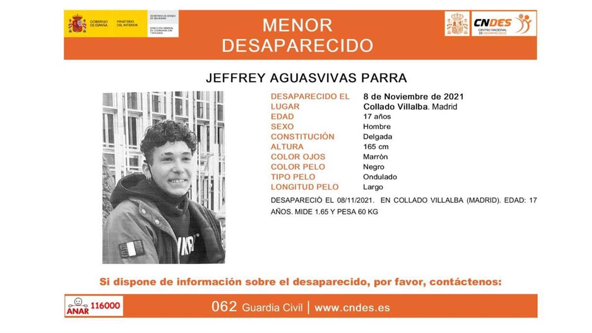 Se trata de un joven de 17 años