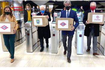 La donación se destinará a un proyecto solidario de Mensajeros de la Paz y Cáritas