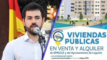 El secretario general del PSOE de Leganés reconoce ser propietario de una de las viviendas sorteadas por la empresa municipal