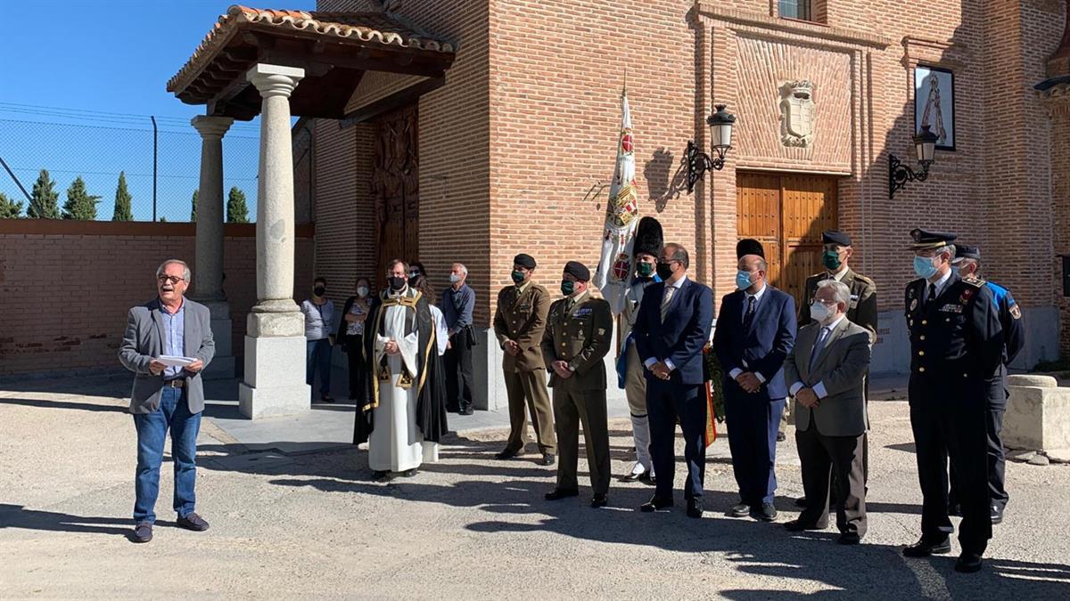 El alcalde recibió, en Leganés, a una delegación del regimiento encabezada por el Coronel Manuel Jesús Gómez Reyes