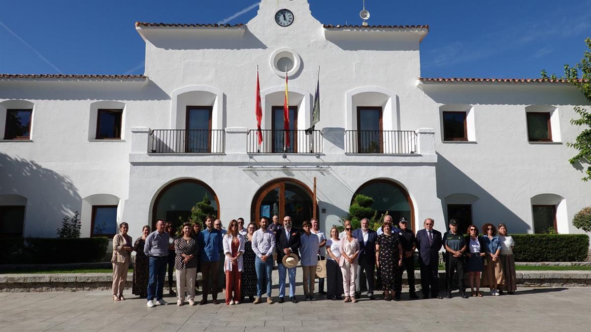 Uniéndose a la concentración silenciosa como muestra de apoyo