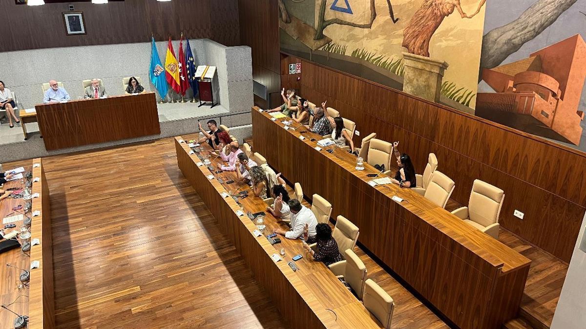El equipo de Gobierno ha llevado al pleno 13 propuestas que han sido todas rechazadas por PSOE, Más Madrid, Podemos-IU-AV y Vox