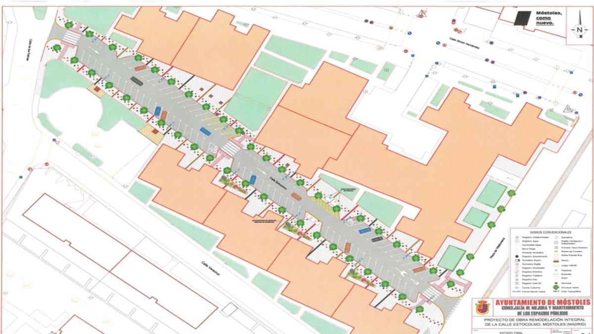 Con el proyecto también se hará una prolongación de la plaza Villafontana hasta la calle de Simón Hernández