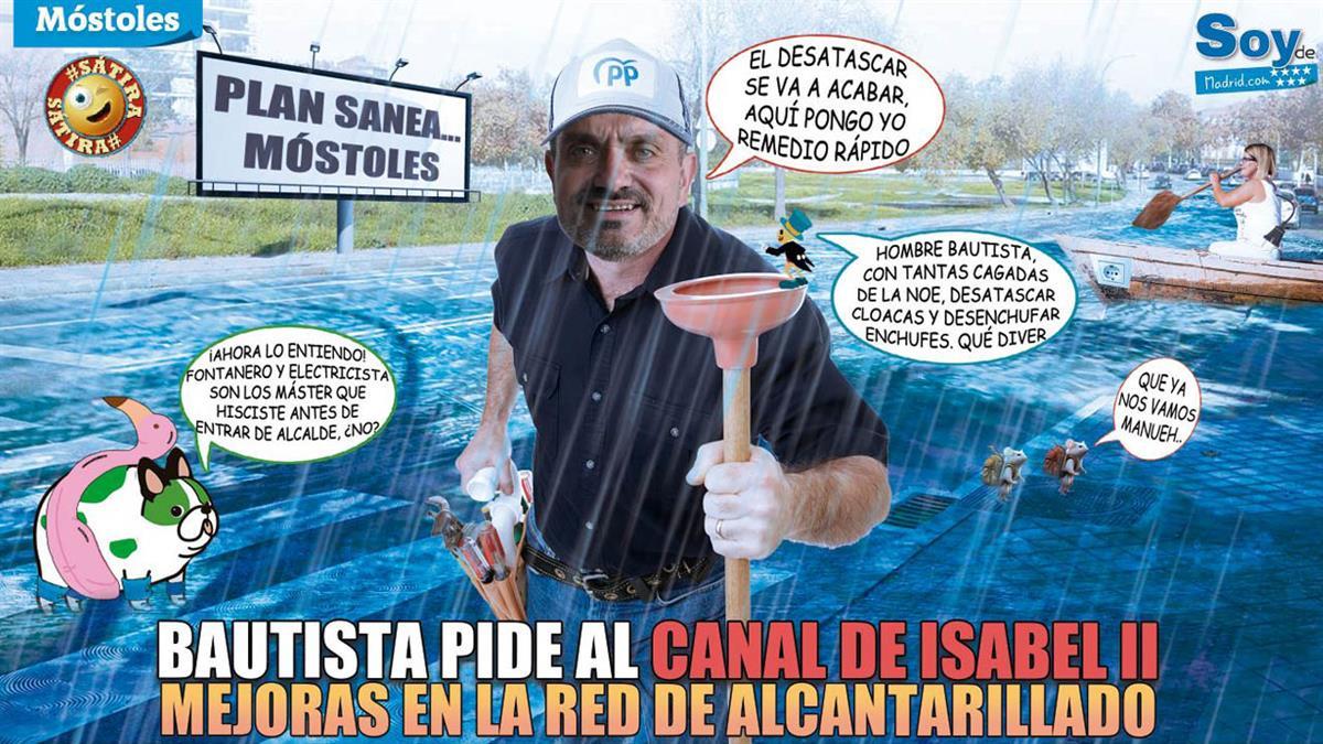 El alcalde solicita al Canal de Isabel II la inclusión "como actuación urgente" de algunas vías