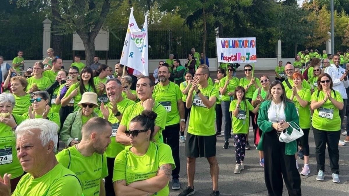 La X Móstoles en Marcha Contra el Cáncer se celebró el domingo 4 de octubre, con dos circuitos urbanos de 5 km y 2 km.
