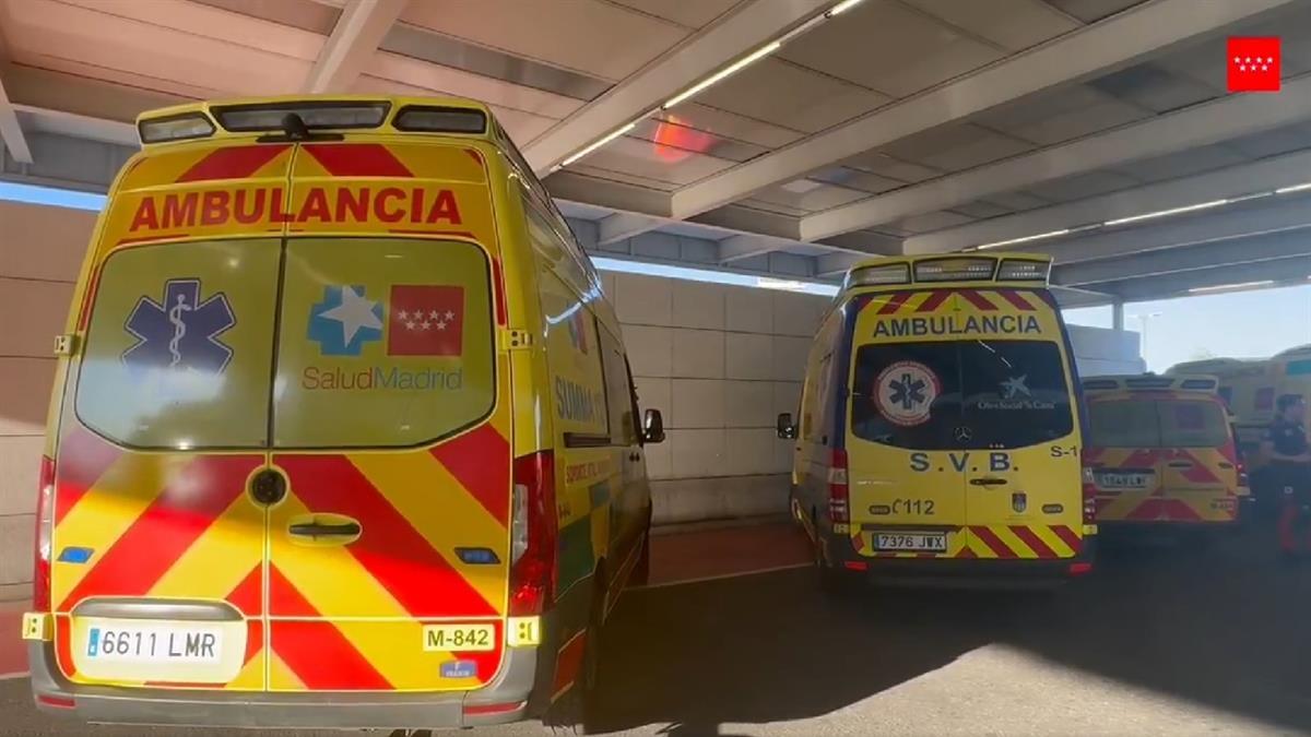 El conductor fue llevado al Hospital Puerta de Hierro 