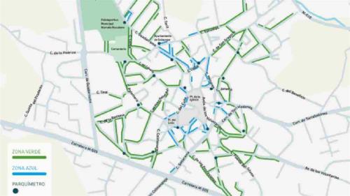 Cambios en el SER y en las zonas peatonales de Galapagar por Navidad