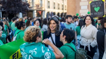 Más Madrid ha participado en la concentración de familias y docentes 