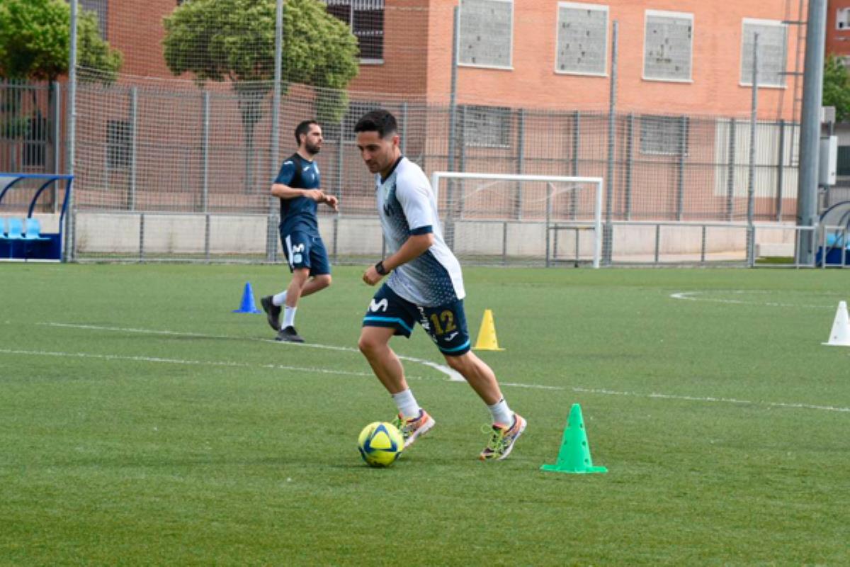 Los jugadores se han ejercitado en los Campos Municipales José Mª Gutiérrez ‘Guti’