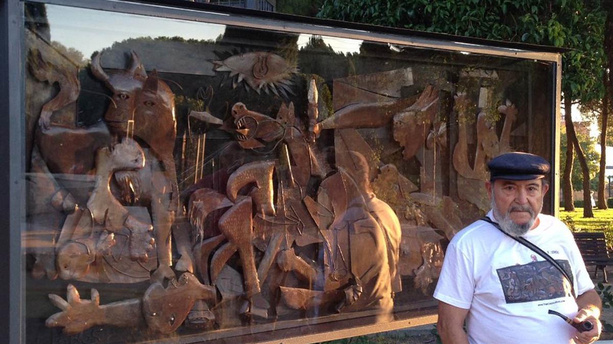 El pintor y escultor donó muchas de sus obras a Móstoles, ciudad a la que estaba muy vinculado