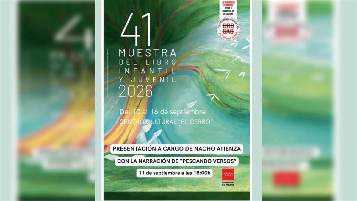La 41ª Muestra del Libro Infantil y Juvenil podrá visitarse hasta el 16 de septiembre e incluye una actividad de animación con ‘Pescando Versos’