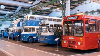 Este espacio alberga piezas representativas de la historia del transporte madrileño