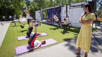 El Cubo Gym es un nuevo proyecto deportivo municipal que han creado para fomentar y acercar la actividad
