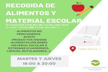 Las donaciones se harán llegar a entidades sociales de Fuenlabrada