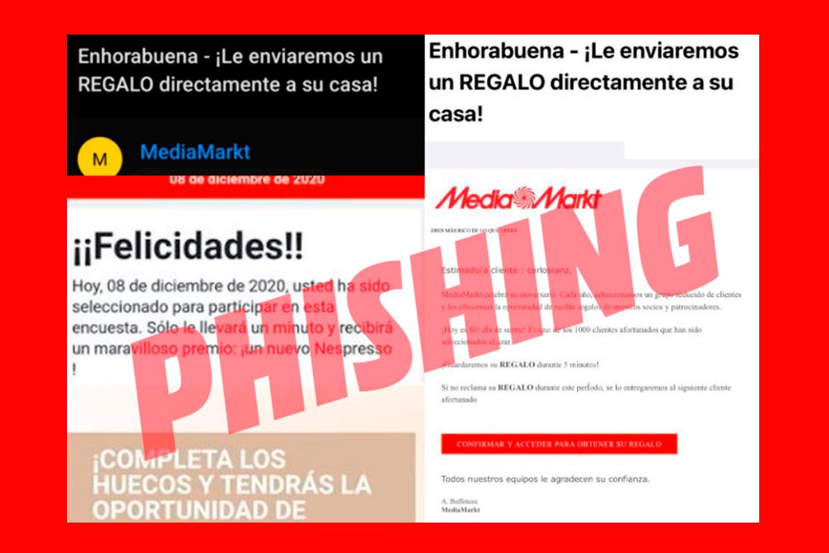 La empresa especializada en tecnología ha difundido un intento de phishing