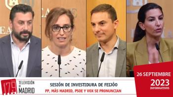 Los portavoces de PP, Más Madrid, PSOE y VOX se han pronunciado sobre este asunto