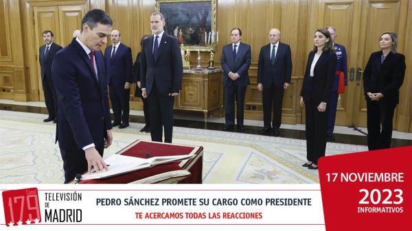 INFORMATIVO | Pedro Sánchez promete su cargo como presidente