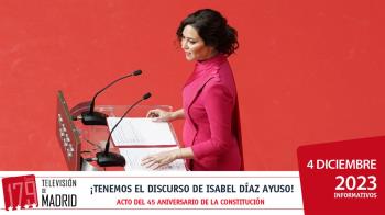 La presidenta de la Comunidad de Madrid ha celebrado hoy el Día de la Constitución Española 