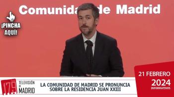 La Comunidad de Madrid se pronuncia sobre el incendio en la residencia Juan XXIII