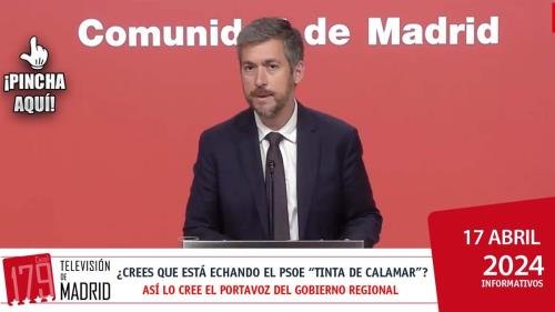 INFORMATIVO | “PSOE intenta tapar su corrupción con la comparecencia de Ayuso”