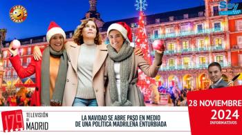 Las luces navideñas de la capital se encienden y el foco se detiene en las reacciones a la dimisión de Juan Lobato