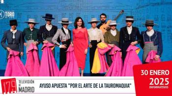 Ayuso acusa al Ejecutivo central de ir contra "quienes aman el arte profundamente español que es la tauromaquia"