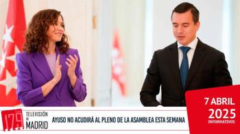 La presidenta regional se ausentará del pleno con motivo de un viaje institucional a Ecuador