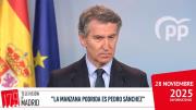 Feijóo convoca una manifestación "contra los corruptos" tras la entrada en prisión de Ábalos y Koldo