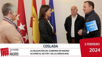 La subdelegada del Gobierno en Madrid visitará la zona este mes de febrero
