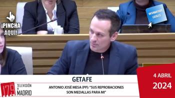 La polémica y el debate vuelve a protagonizar el último pleno ordinario de Getafe 