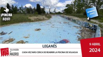 INFORMATIVO LEGANÉS | La piscina Solagua, cada vez más cerca