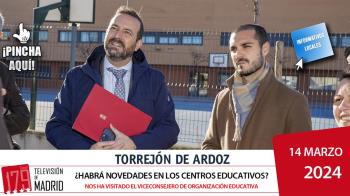 El viceconsejero de Organización Educativa ha visitado el IES Juan Bautista Monegro y el CEIP Beethoven