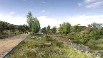 El Bosque Metropolitano integrará las lagunas de Ambroz y contará con un parque de aventuras
