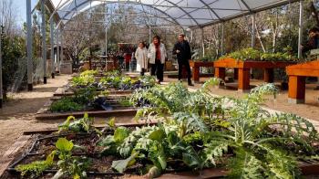 Se ha renovado y ampliado el invernadero principal del Aula Medioambiental, que podrá ampliar su oferta de actividades gracias a las mejoras en sus instalaciones