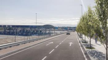 La nueva vía rodea el recinto de la Ciudad Deportiva Real Madrid y mejorará la movilidad en la zona, que también incluye el Isabel Zendal
